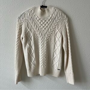 Cream Cableknit Sweater